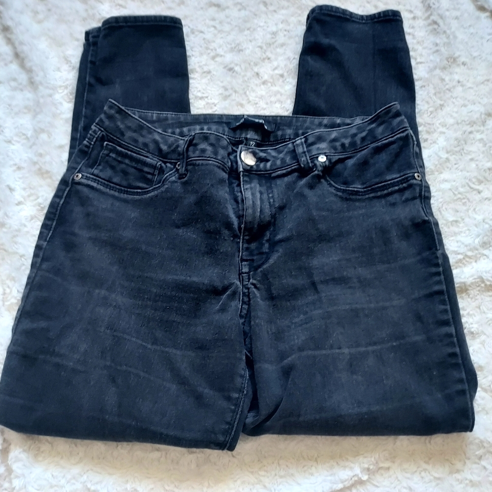 A3 Design Denim Black Stretch Jeans size 12 Normcore Casual Everyday